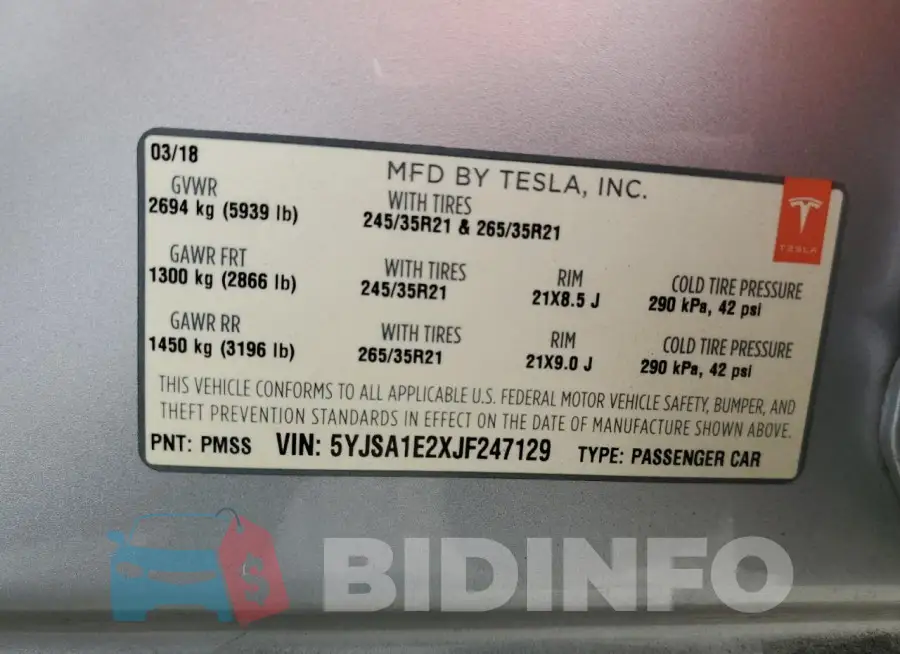 5YJSA1E2XJF247129 Photo# 13