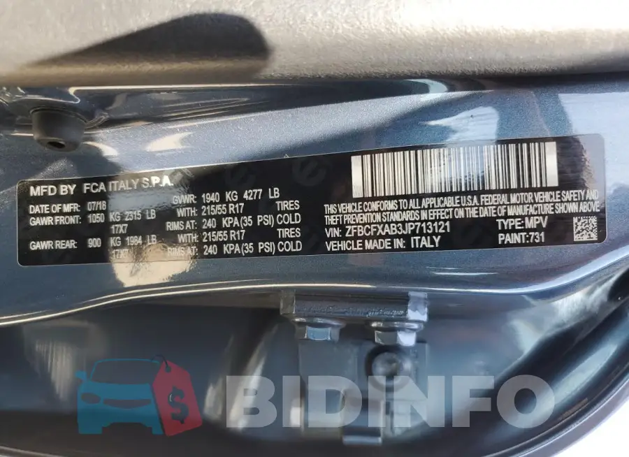ZFBCFXAB3JP713121 Photo# 12