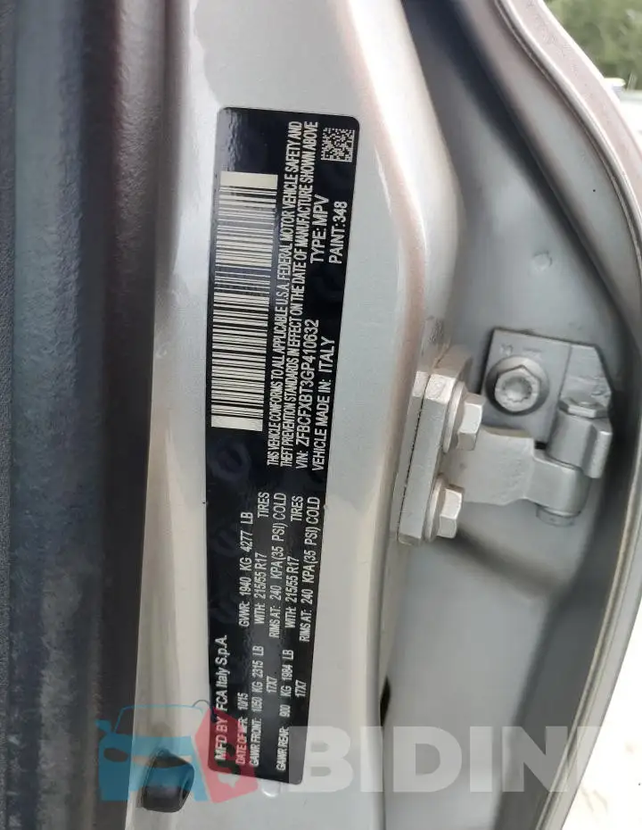 ZFBCFXBT3GP410632 Photo# 13