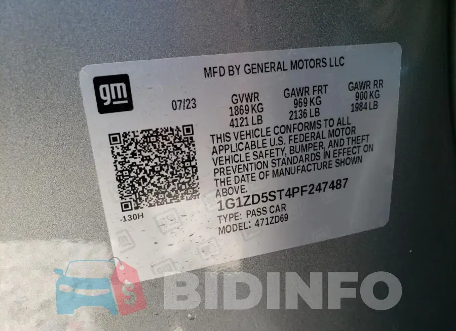 1G1ZD5ST4PF247487 Photo# 12