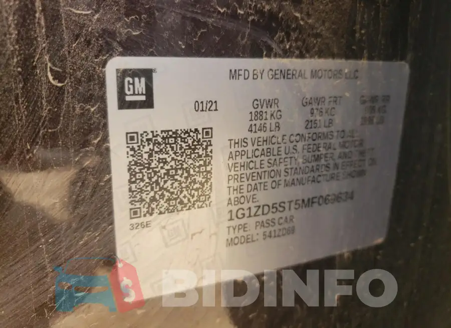 1G1ZD5ST5MF069634 Photo# 12