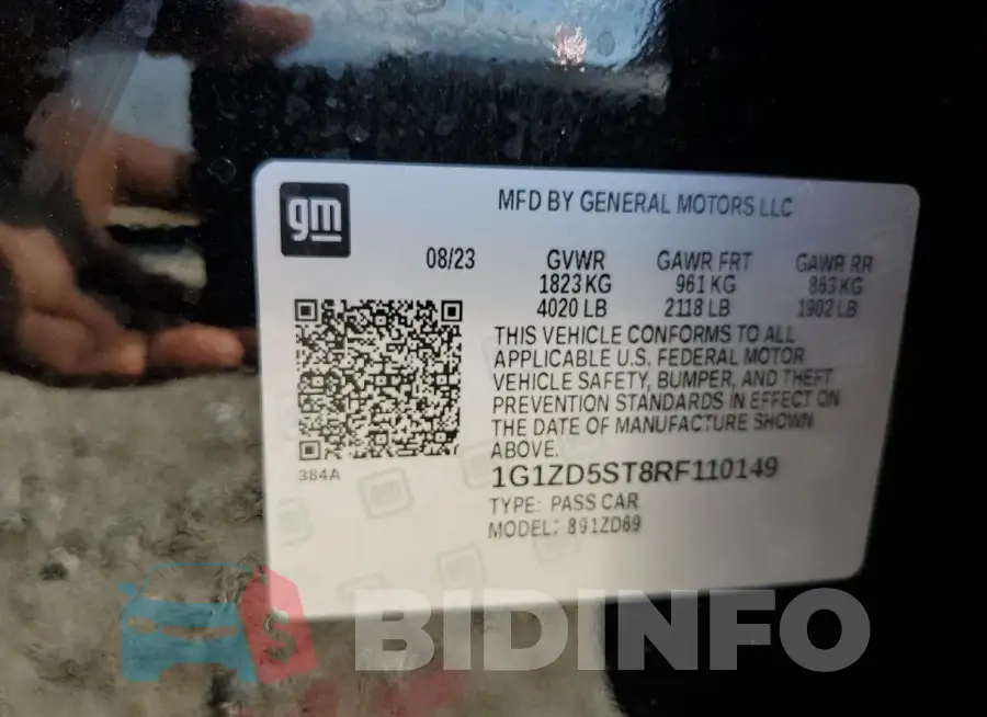 1G1ZD5ST8RF110149 Photo# 12