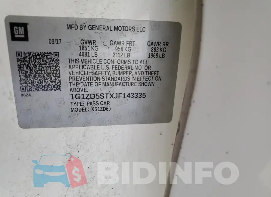 1G1ZD5STXJF143335 Photo# 12