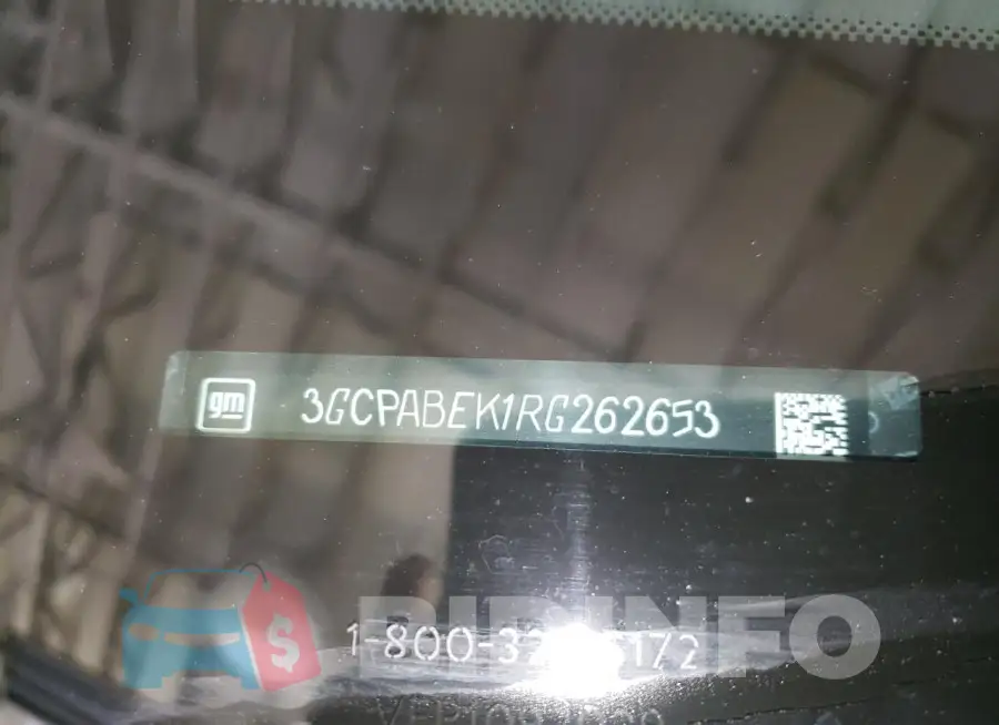3GCPABEK1RG262653 Photo# 12