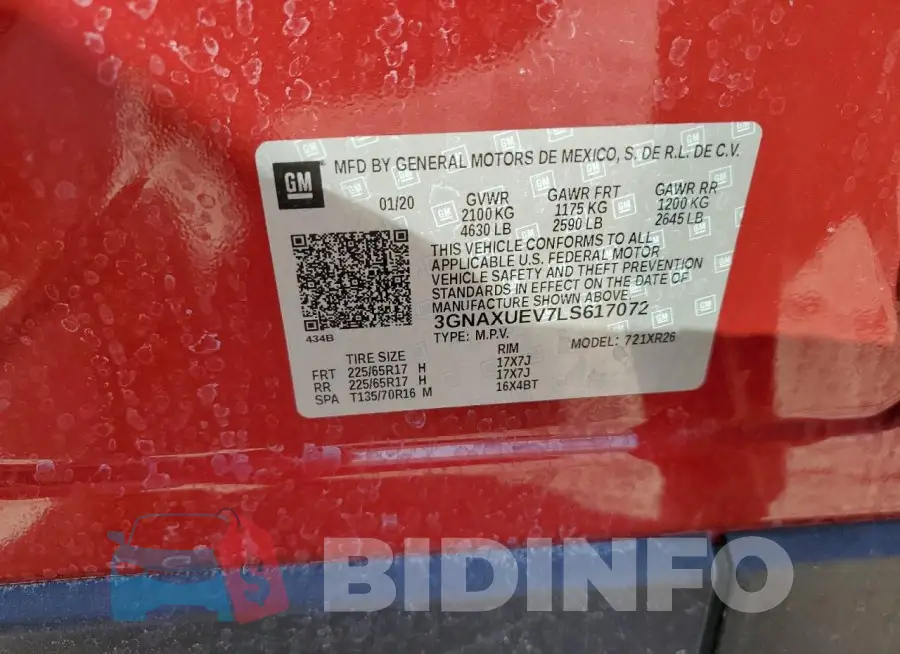 3GNAXUEV7LS617072 Photo# 12