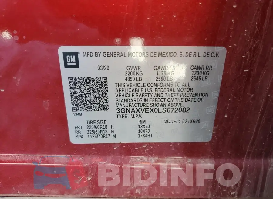 3GNAXVEX0LS672082 Photo# 12
