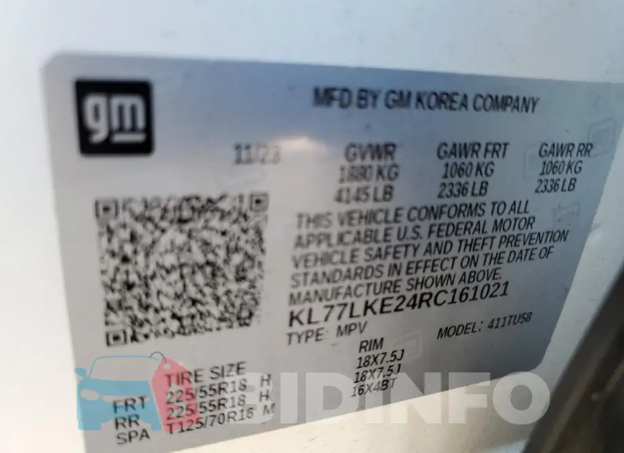 KL77LKE24RC161021 Photo# 13