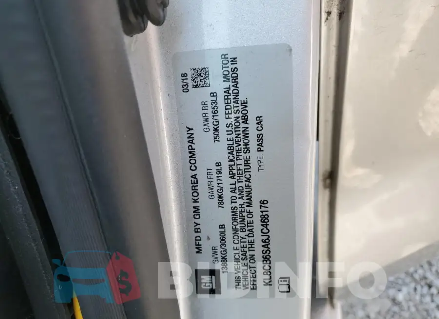 KL8CB6SA6JC468176 Photo# 13