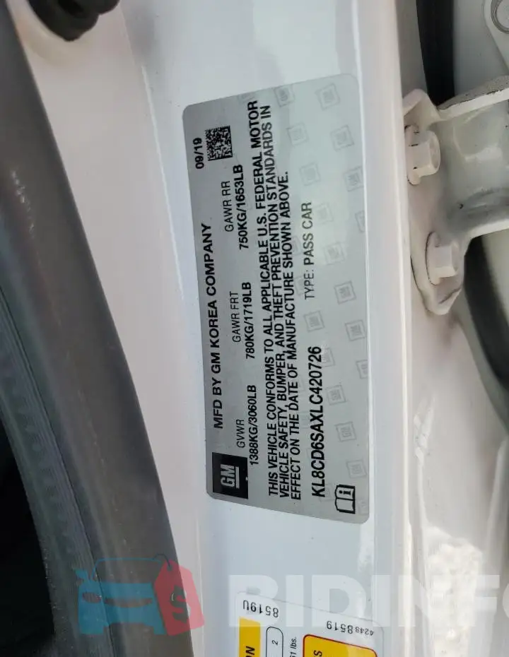 KL8CD6SAXLC420726 Photo# 12