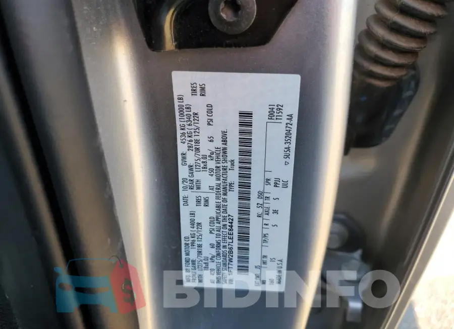 1FT7W2B67LEE84427 Photo# 12