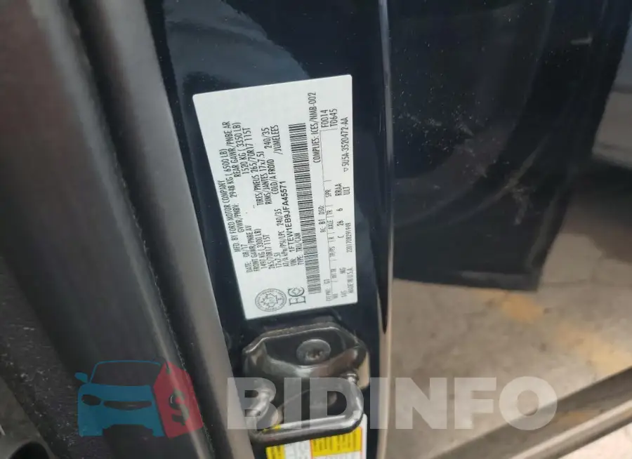 1FTEW1EB9JFA45571 Photo# 12