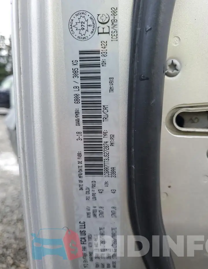 1C6RR7TT3JS272874 Photo# 12