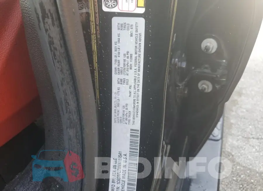1C6SRFLTXNN189541 Photo# 13