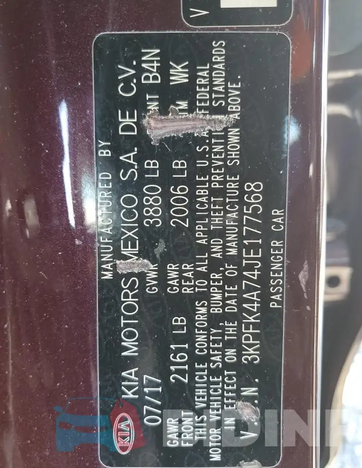 3KPFK4A74JE177568 Photo# 13