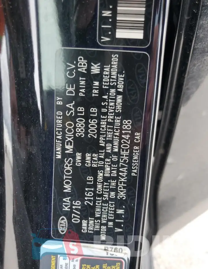 3KPFK4A75HE024188 Photo# 12