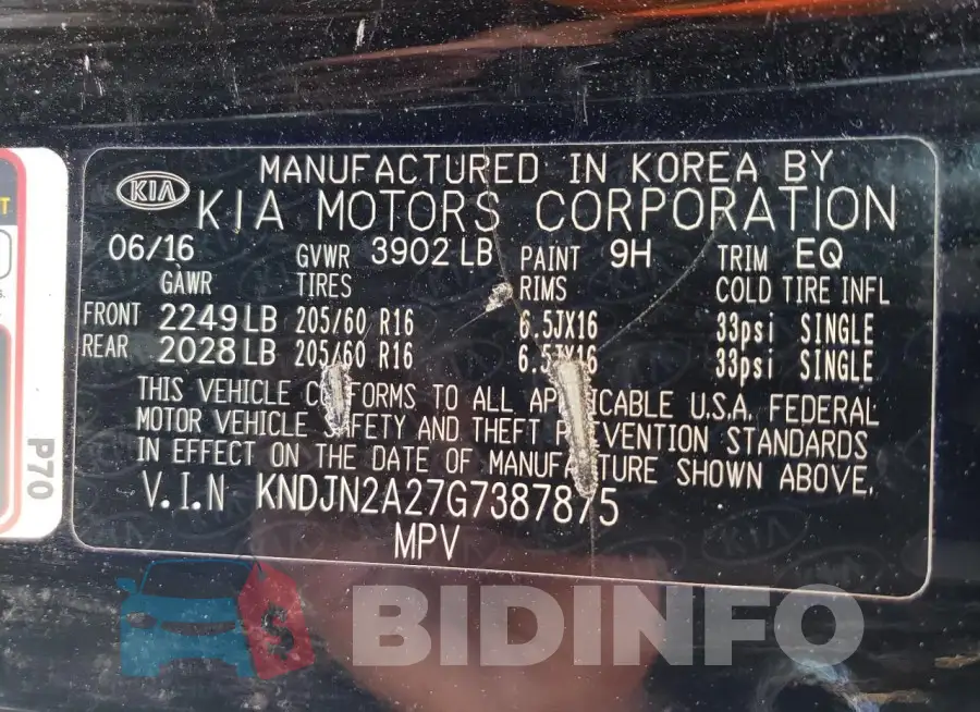 KNDJN2A27G7387875 Photo# 13