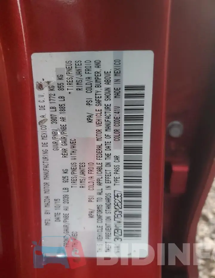 3MZBM1W76GM262357 Photo# 13
