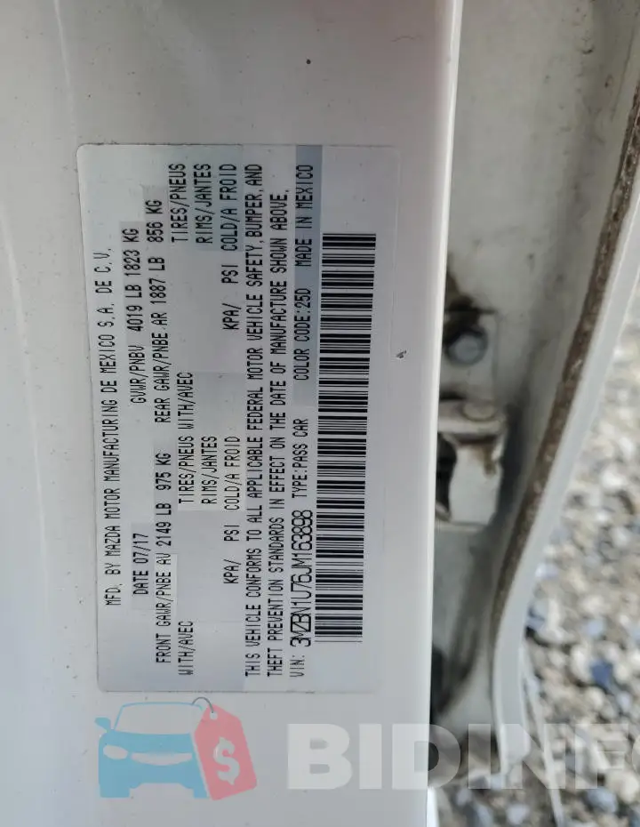 3MZBN1U76JM163898 Photo# 12