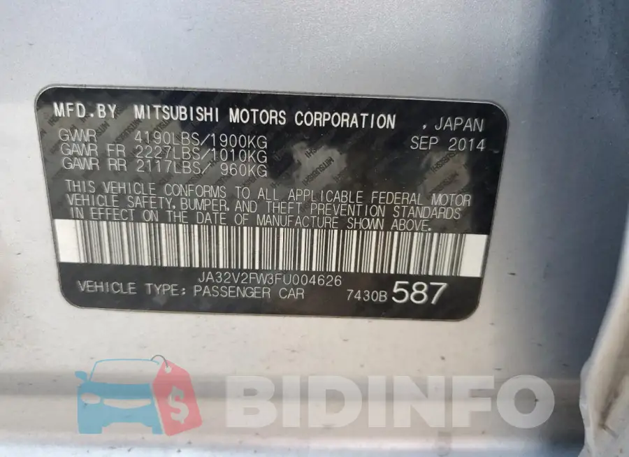 JA32V2FW3FU004626 Photo# 12