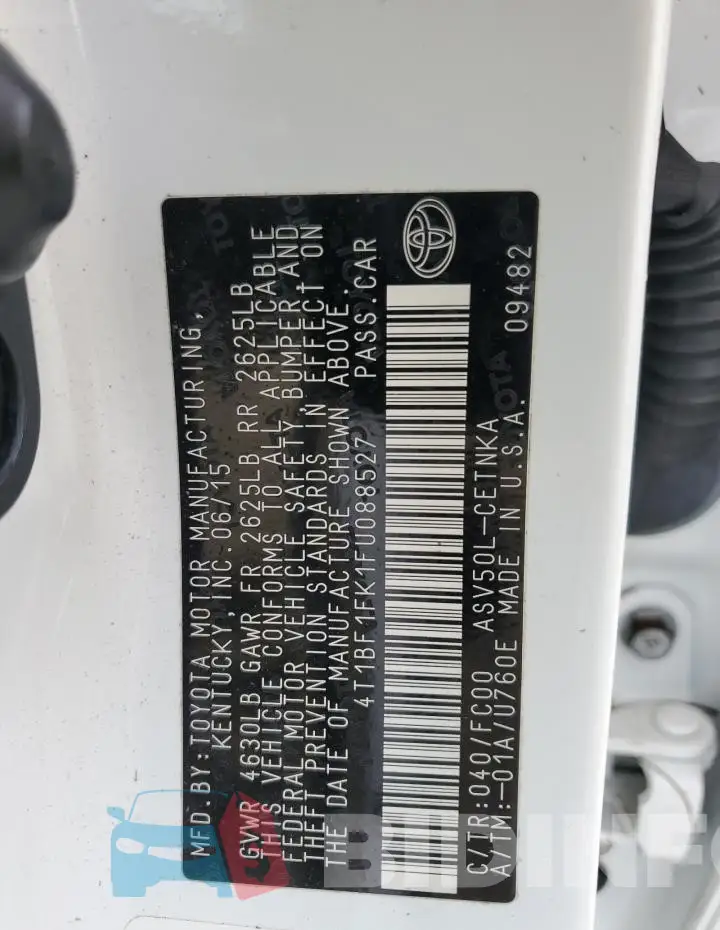 4T1BF1FK1FU088527 Photo# 13
