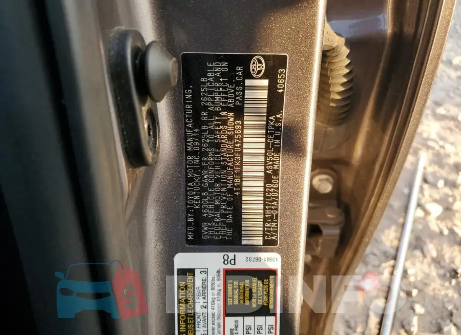 4T1BF1FK3FU475693 Photo# 13