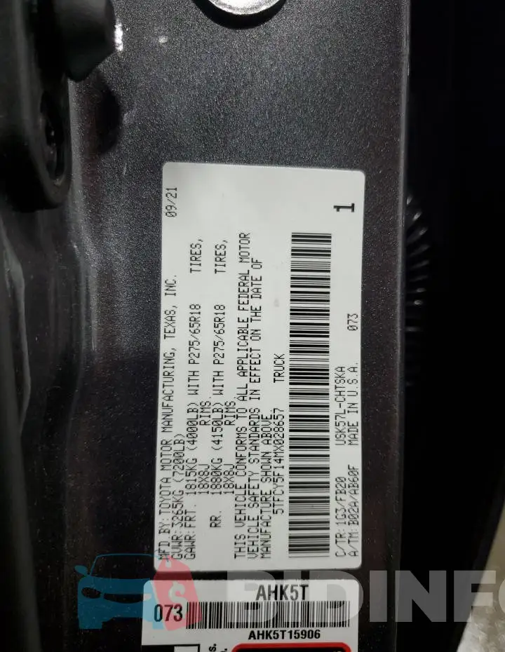 5TFCY5F14MX028657 Photo# 12