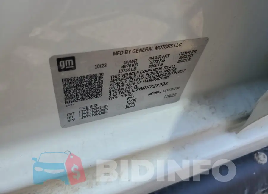 1GT59LE76RF227982 Photo# 12