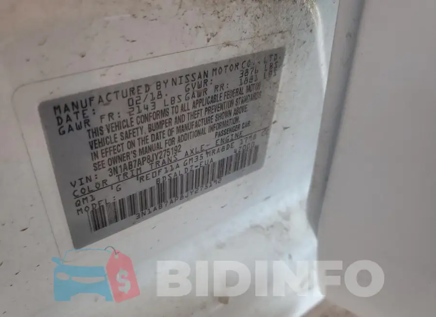 3N1AB7AP8JY275192 Photo# 12