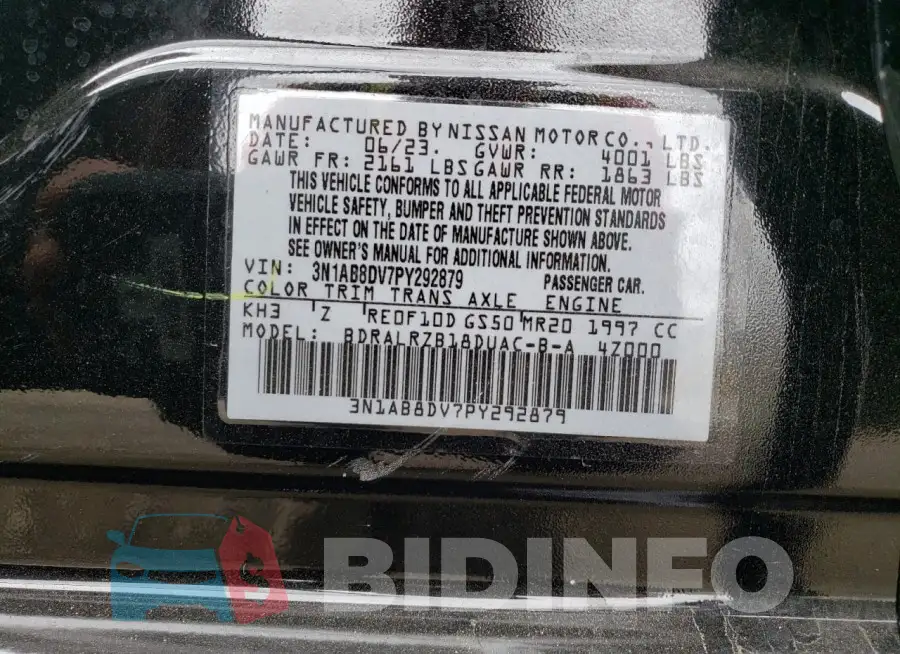 3N1AB8DV7PY292879 Photo# 12