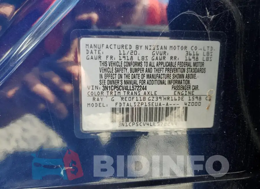 3N1CP5CV4LL572244 Photo# 13