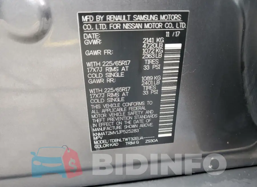 KNMAT2MV1JP525283 Photo# 14