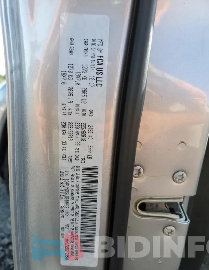 1C4PJMDX0JD610033 Photo# 13