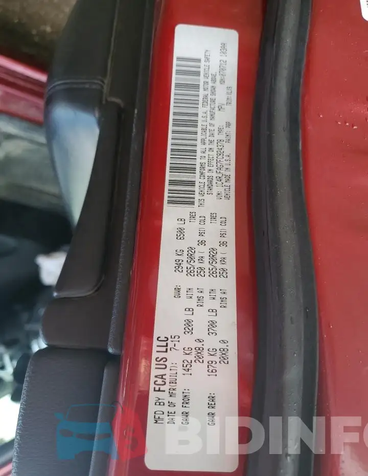 1C4RJFAG7FC924378 Photo# 13