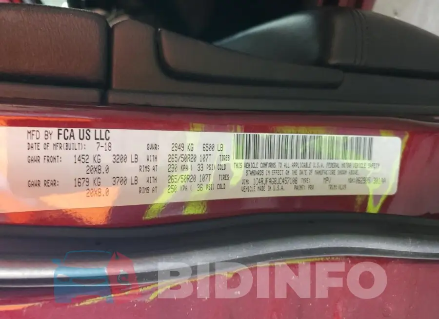 1C4RJFAG8JC457108 Photo# 12