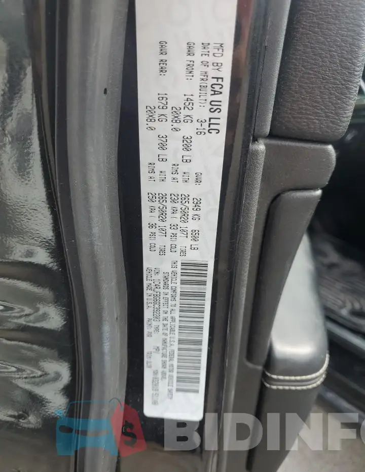 1C4RJFBG6GC392203 Photo# 14