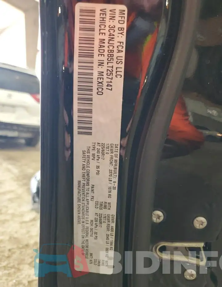 3C4NJCBB5LT257147 Photo# 13