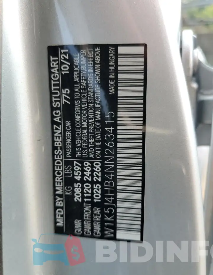 W1K5J4HB4NN263415 Photo# 12