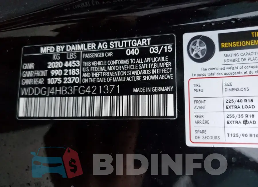 WDDGJ4HB3FG421371 Photo# 13