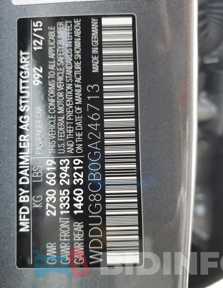WDDUG8CB0GA246713 Photo# 12