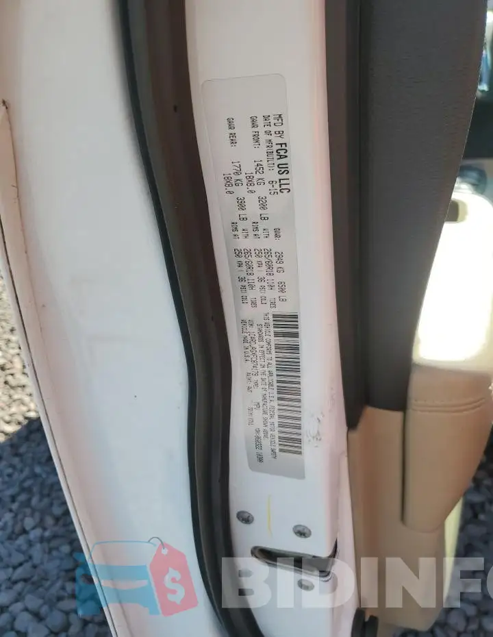 1C4RDJAGXFC874179 Photo# 13