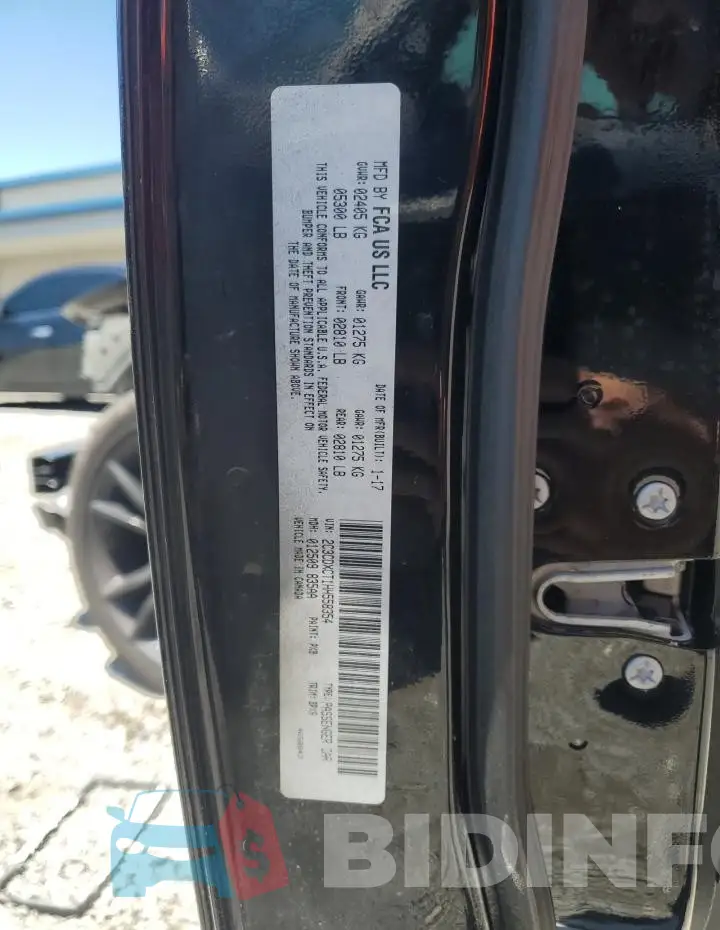 2C3CDXCT1HH558354 Photo# 12