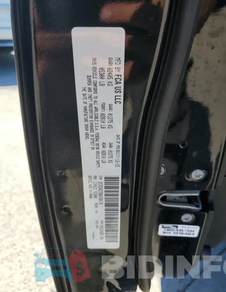 2C3CDXCT9GH160176 Photo# 12