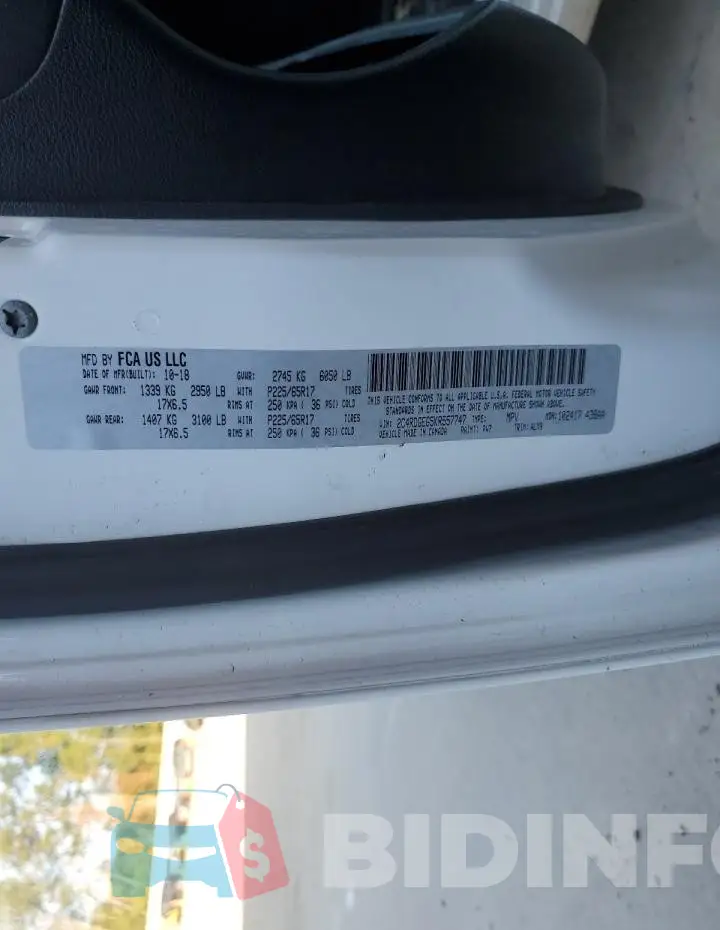 2C4RDGEG5KR557747 Photo# 13