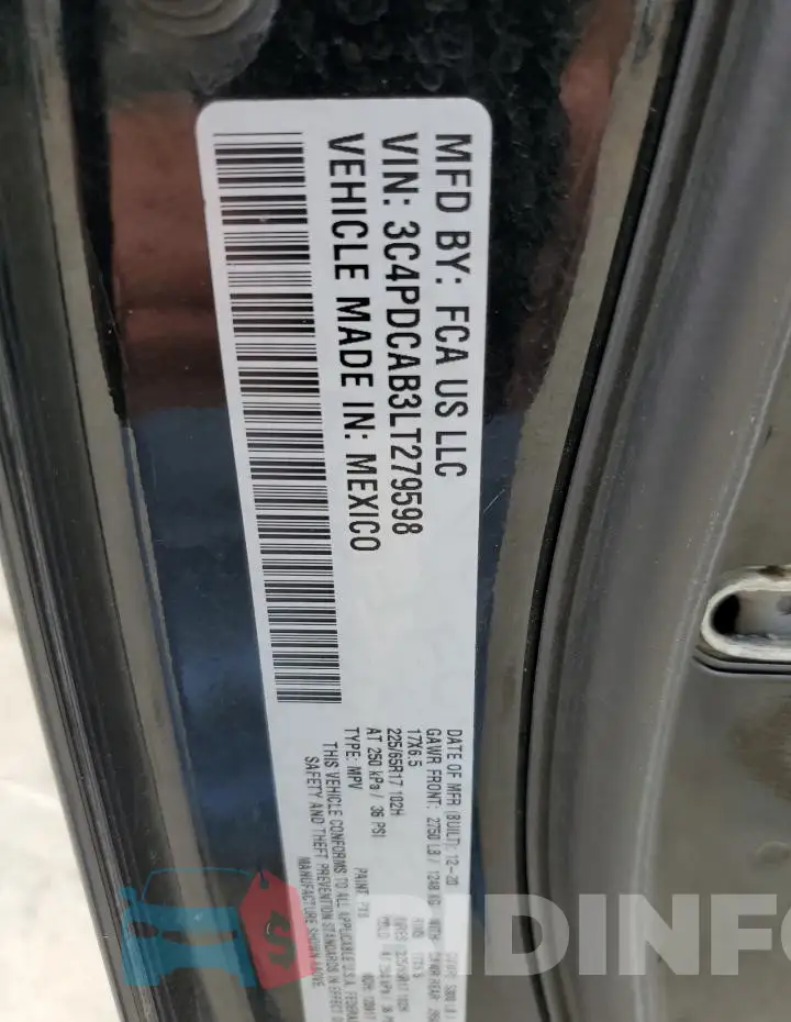 3C4PDCAB3LT279598 Photo# 12