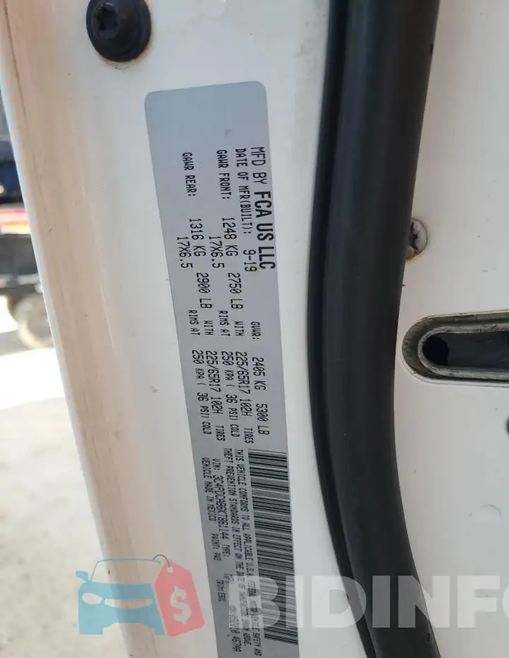 3C4PDCAB6KT861144 Photo# 13