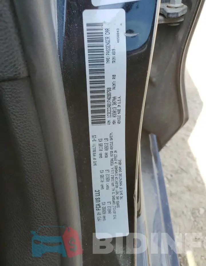 1C3CCCAB1FN698768 Photo# 12