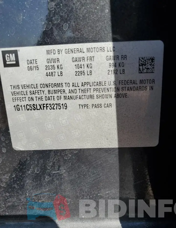 1G11C5SLXFF327519 Photo# 12