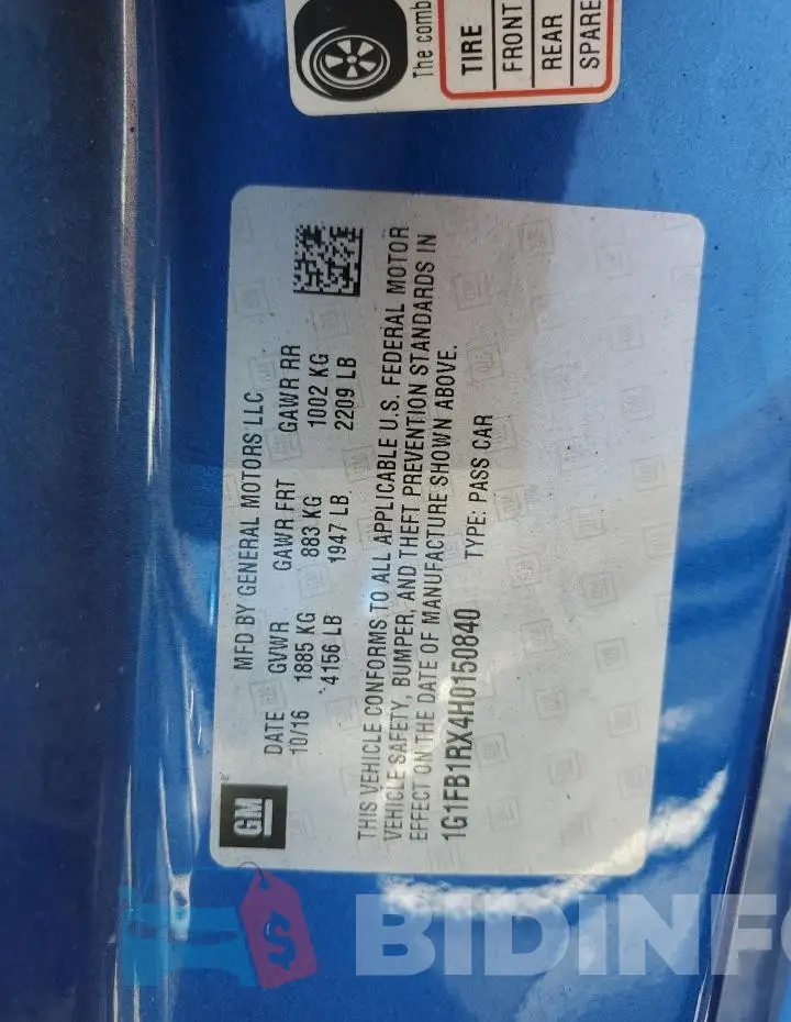 1G1FB1RX4H0150840 Photo# 12