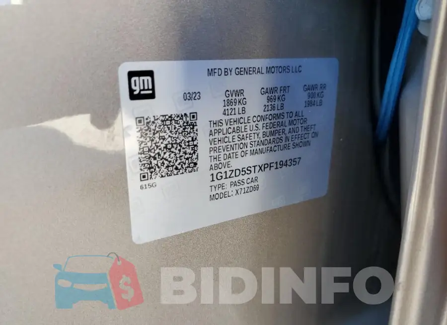 1G1ZD5STXPF194357 Photo# 12