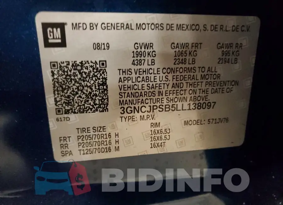3GNCJPSB5LL138097 Photo# 13